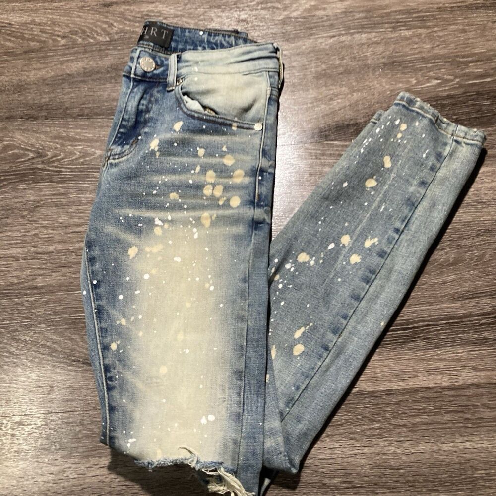 THRT Jeans Womens 28 Blue Distresses